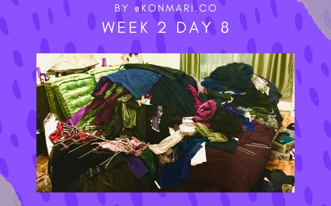 “Pile all of your clothing in one spot.” 👗